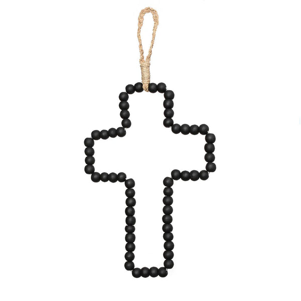 The Wooden Cross - Black, 22 X 40 CM