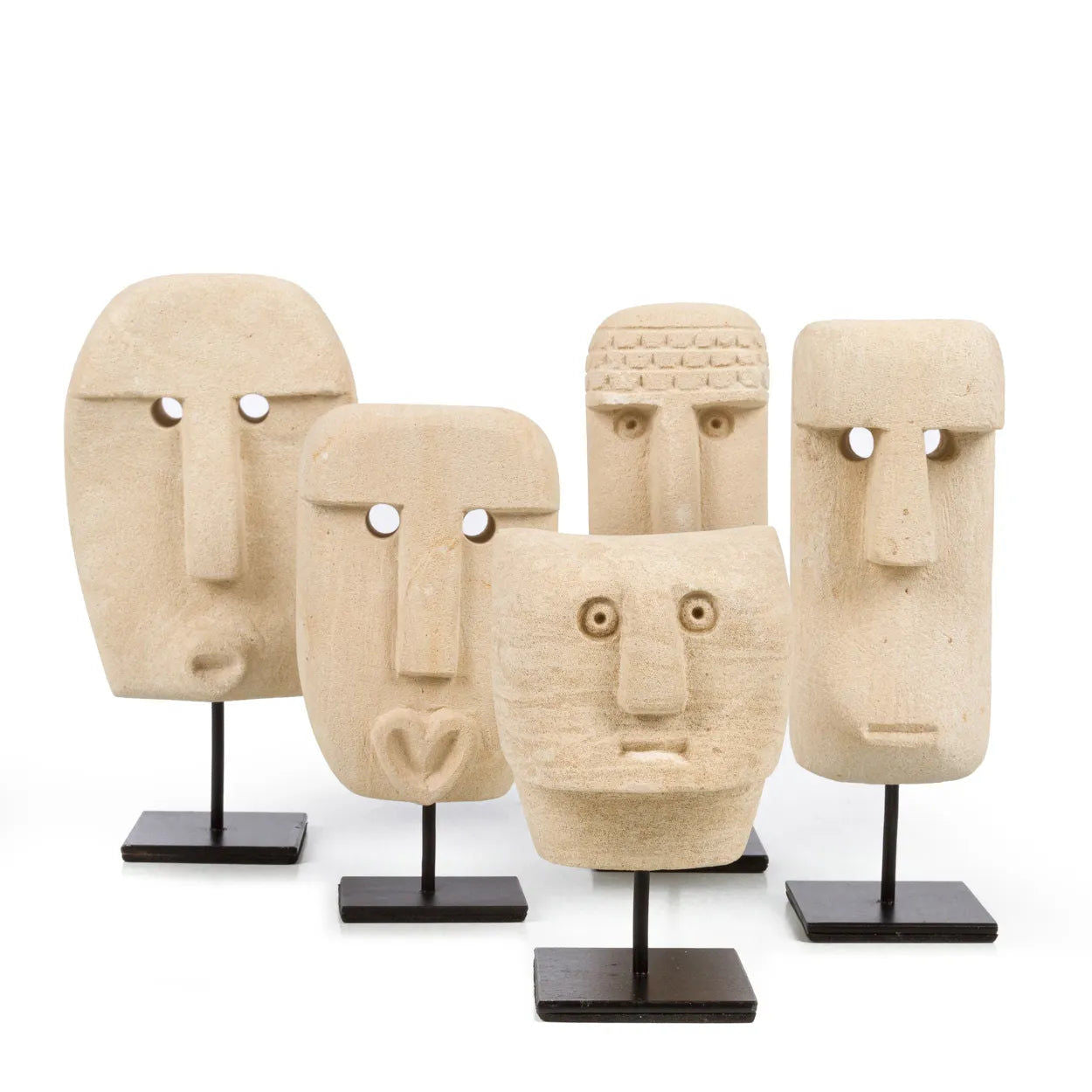 The Sumba Stone #21 on Stand, H 19 cm