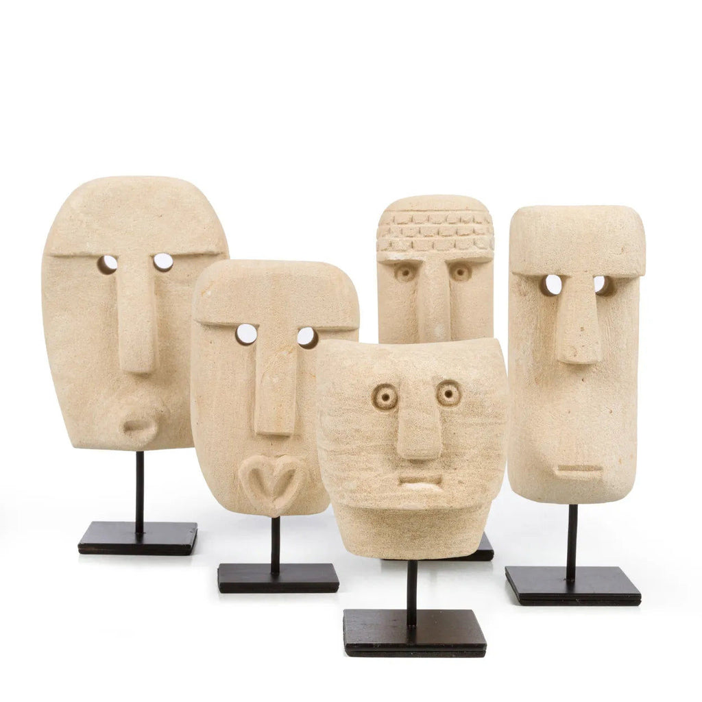 The Sumba Stone #21 on Stand, H 19 cm