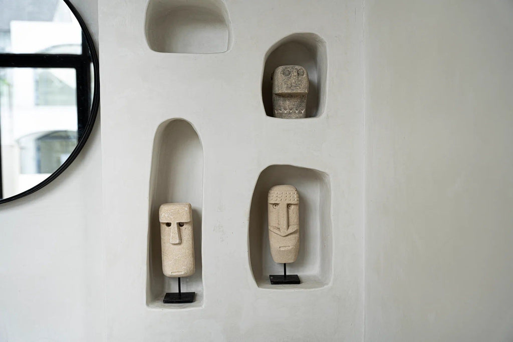 The Sumba Stone #21 on Stand, H 19 cm