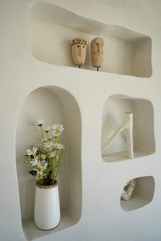 The Sumba Stone #21 on Stand, H 19 cm