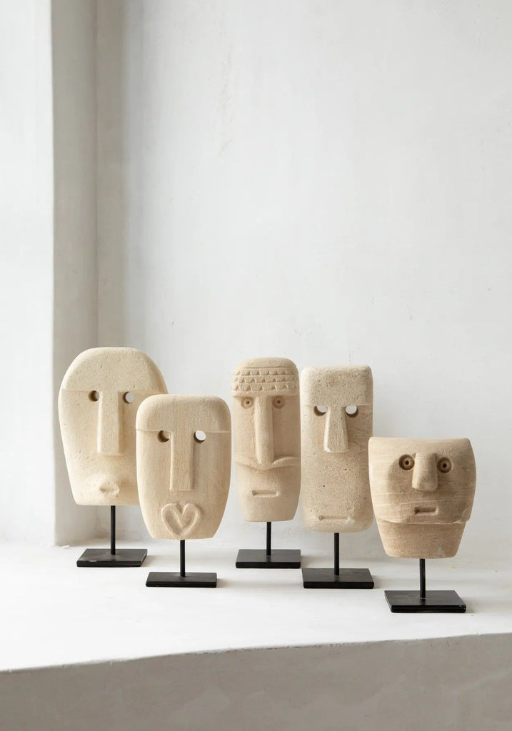 The Sumba Stone #19 on Stand, H 16 cm