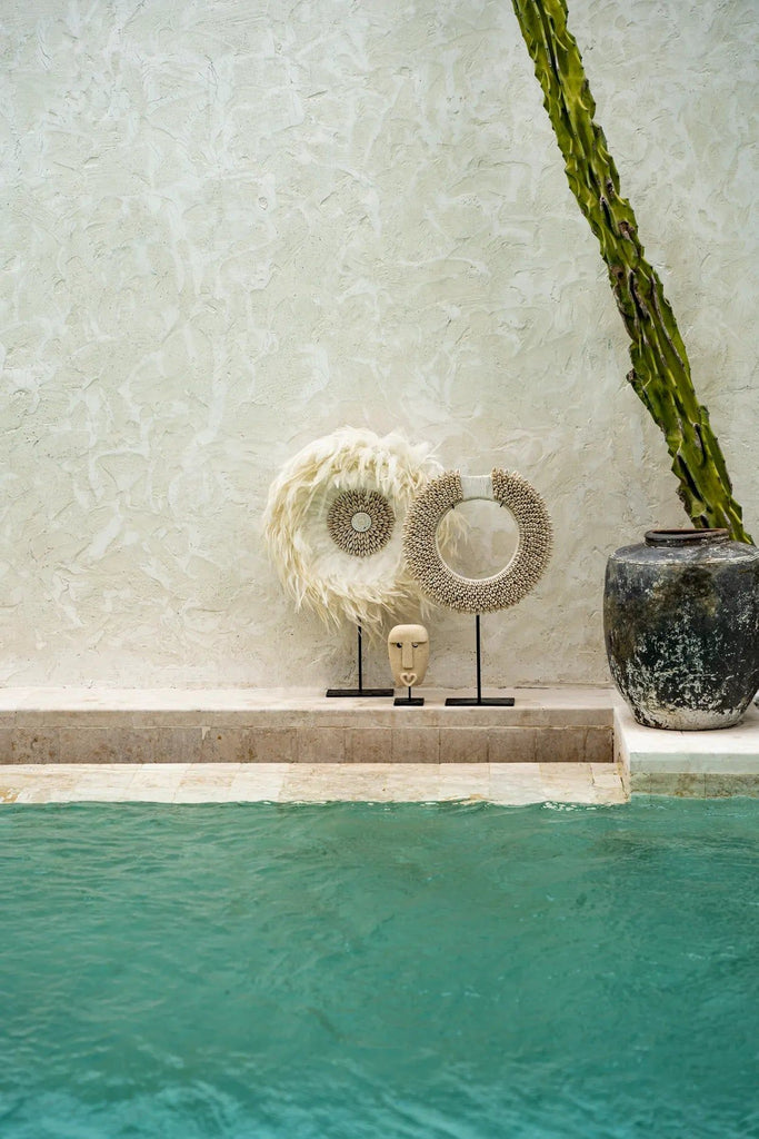 The Sumba Stone #19 on Stand, H 16 cm