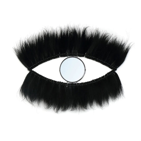 Black Eye Mirror - Black- 100 x 60 cm