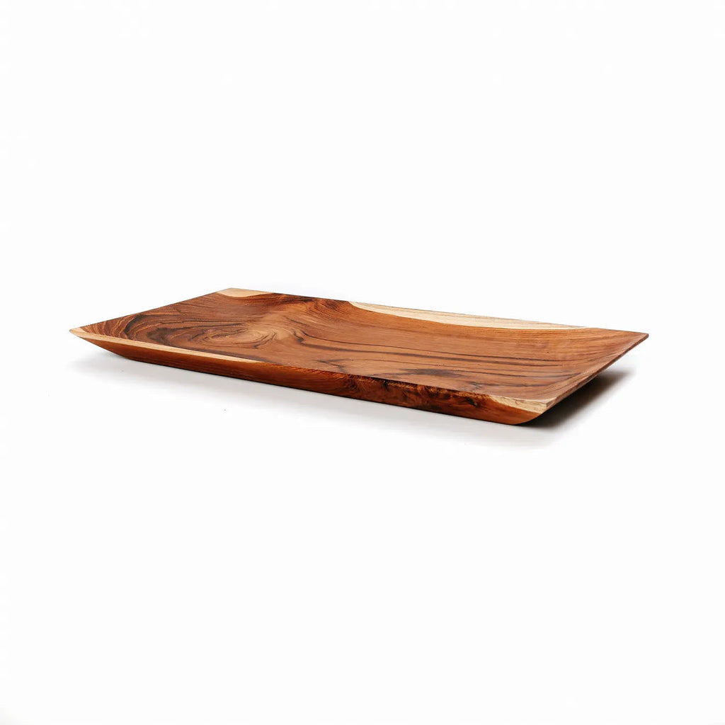 The Teak Root Sushi Plate - 18 x 35 cm