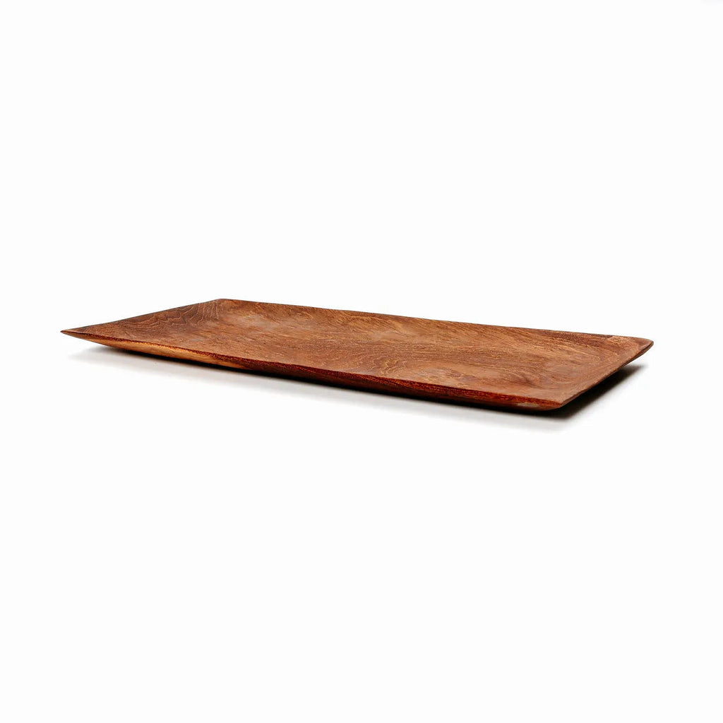 The Teak Root Sushi Plate - 15 x 31 cm