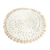 The Seagrass Shell Pan Coaster - White