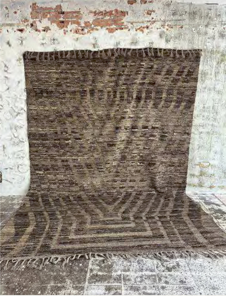 The Handwoven Afghan Rug 250 x 360 CM, wool