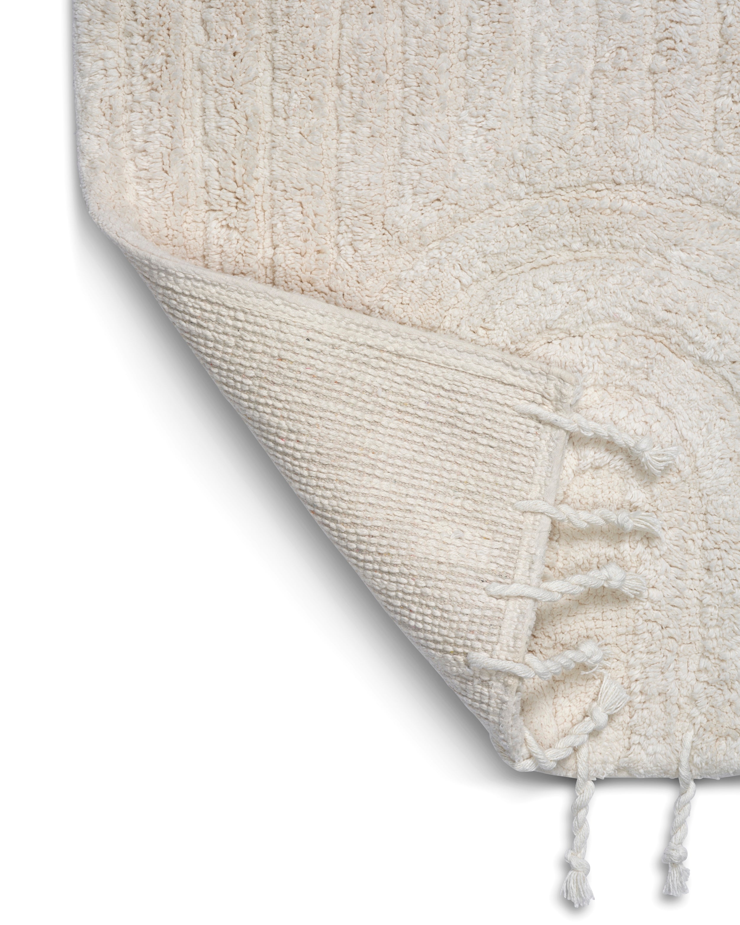 ARCH BATH MAT, COTTON, WHITE