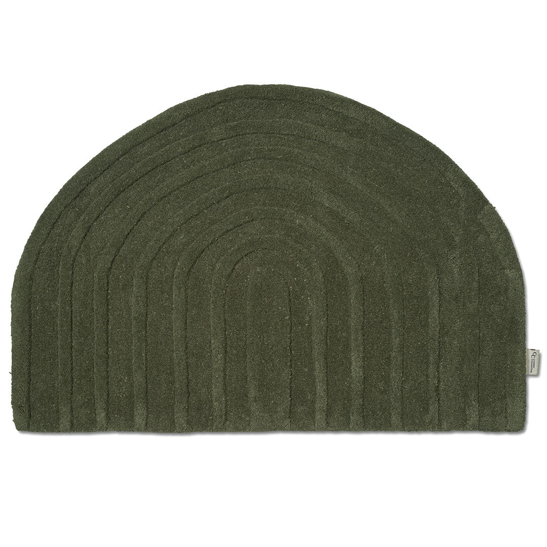 ARCH DOORMAT, WOOL, FOREST GREEN