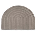 ARCH DOORMAT, WOOL, SILVER