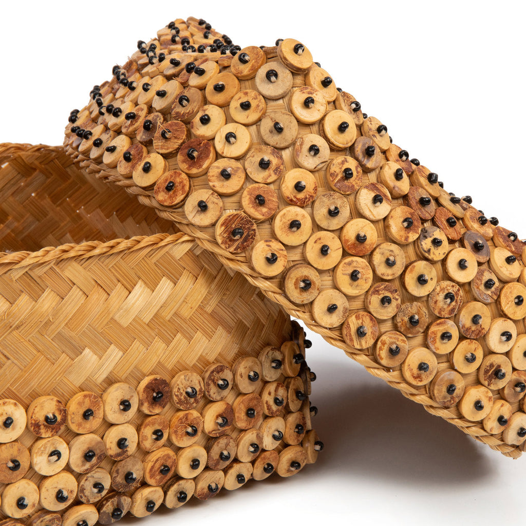 The Coconut Shell Basket - Natural - 20 x 20, H 13 CM