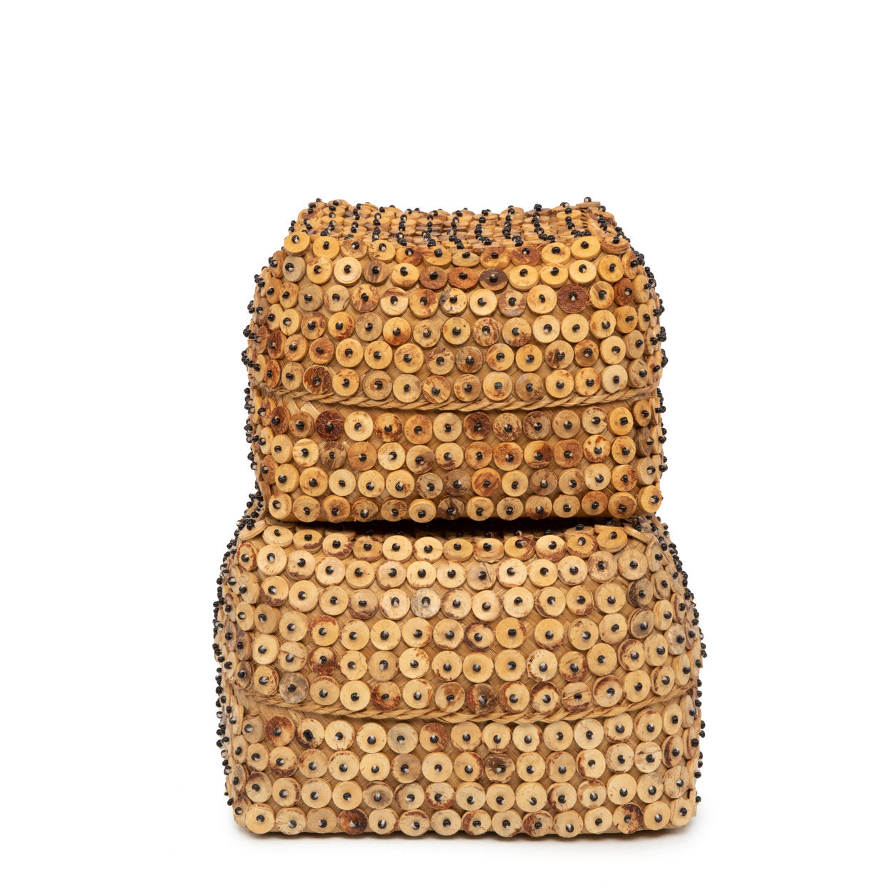 The Coconut Shell Basket - Natural - 20 x 20, H 13 CM