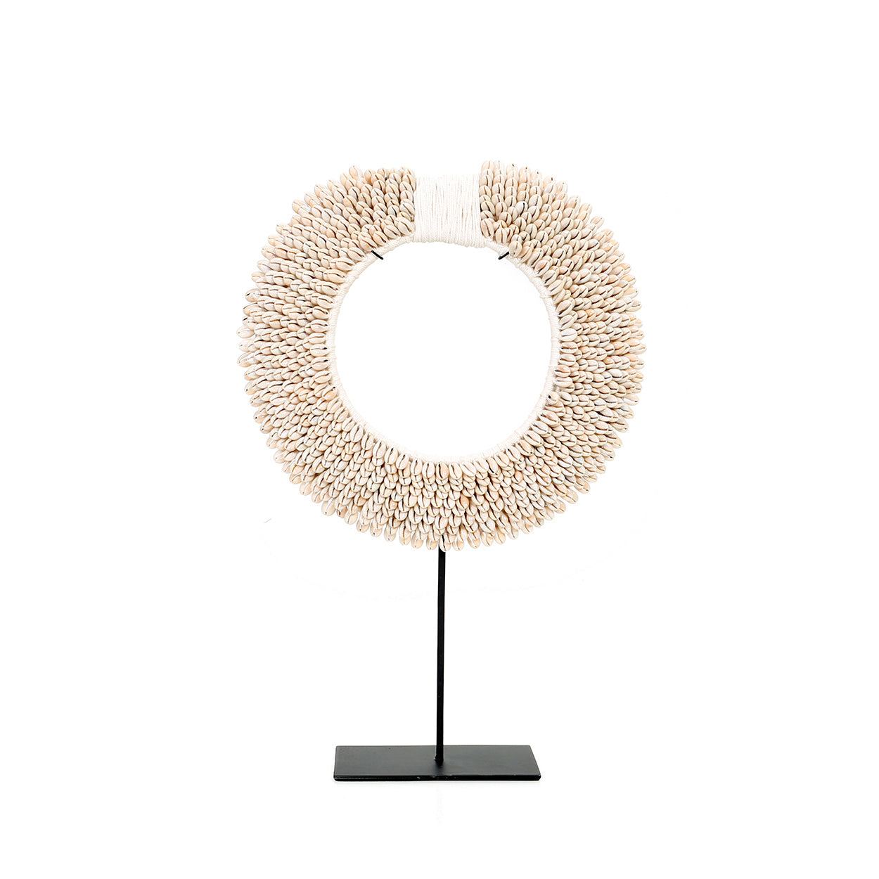 The Papua Shell Disc on Stand - White - Ø 30 cm