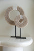 The Papua Shell Disc on Stand - White - S