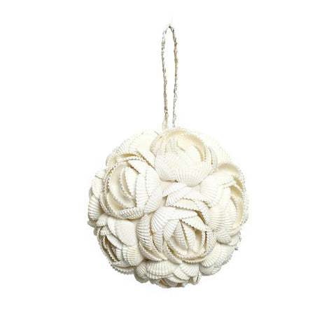 The Rose Shell Ball - White - 9 CM