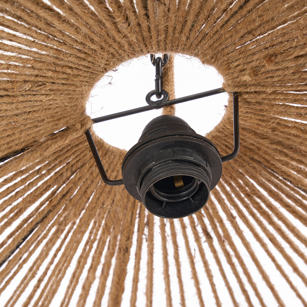 The Wooden Bead Chandelier - Natural - 47 x 47, H 80 CM