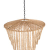 The Wooden Bead Chandelier - Natural - 47 x 47, H 80 CM