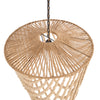 The Wooden Bead Chandelier - Natural - 47 x 47, H 80 CM