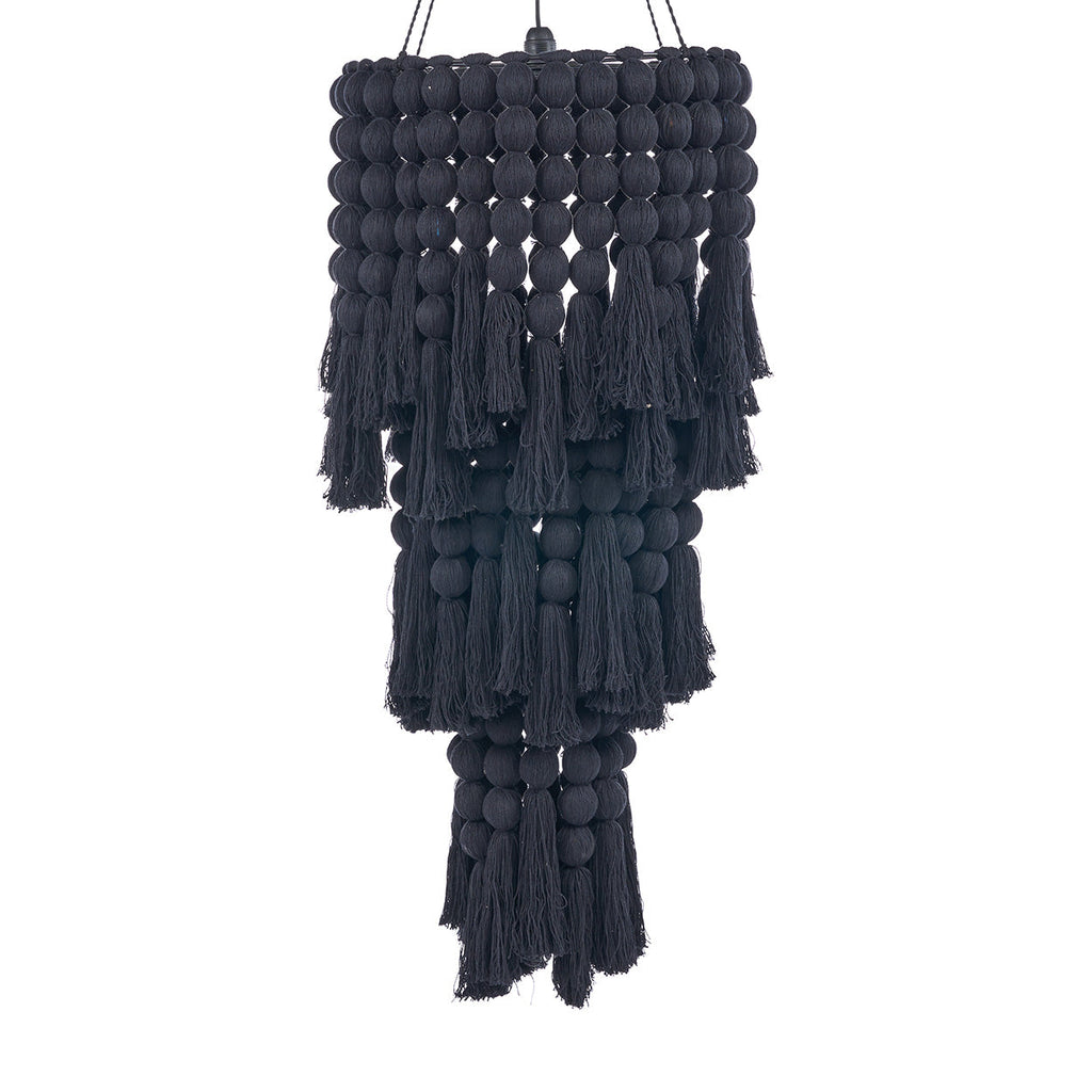 Nomad Cotton Chandelier - Black - XL, 50 x 50, H 160 CM