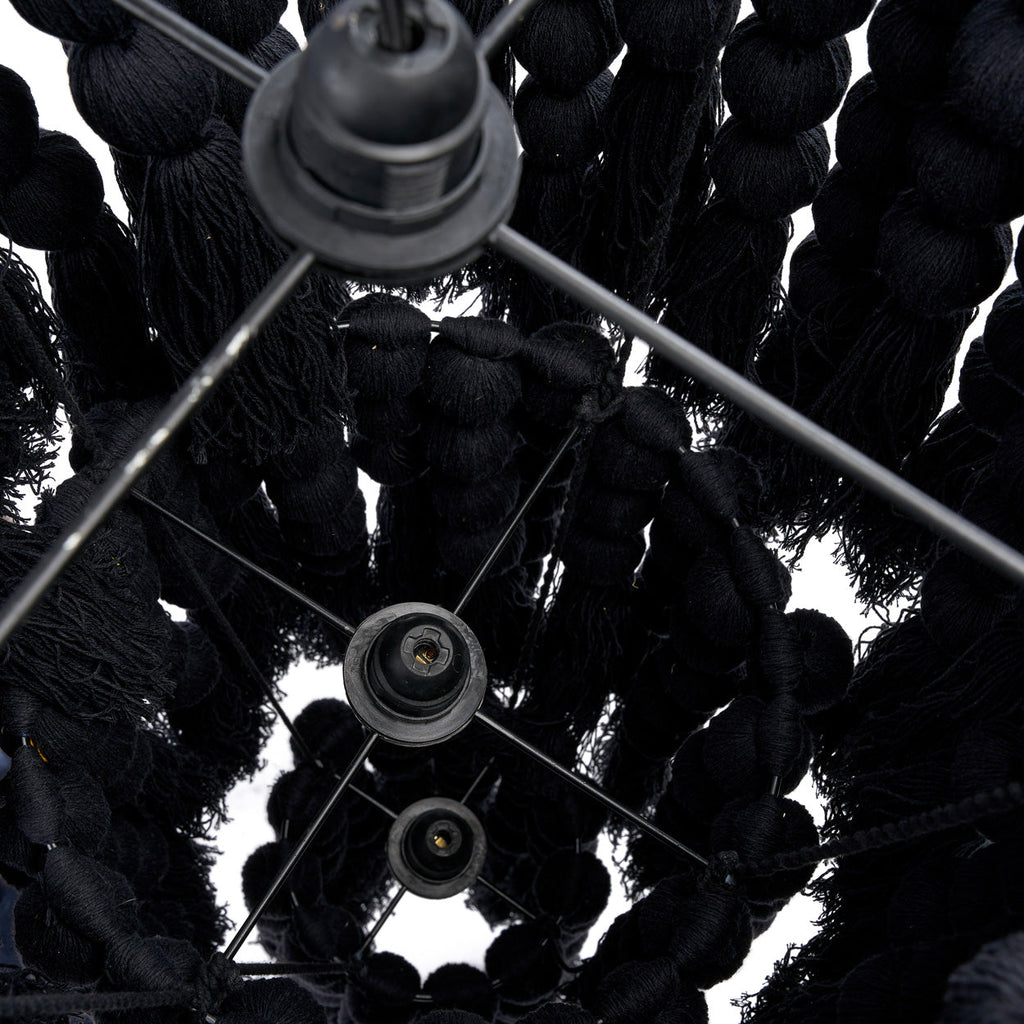 Nomad Cotton Chandelier - Black - XL, 50 x 50, H 160 CM