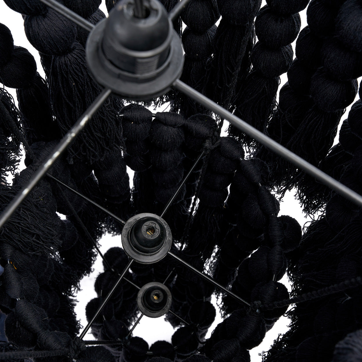Nomad Cotton Chandelier - Black - XL, 50 x 50, H 160 CM