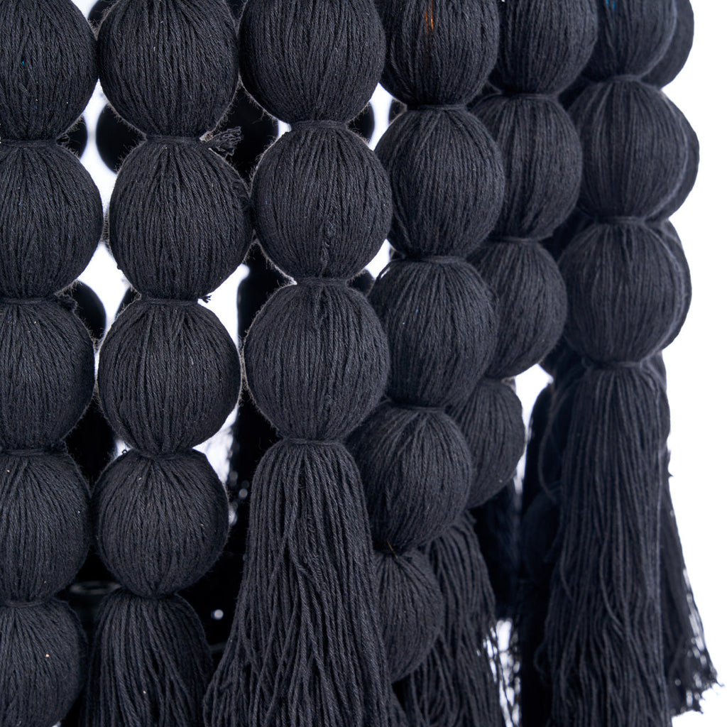 The Nomad Cotton Chandelier - Black - XL, 50 x 50, H 160 CM