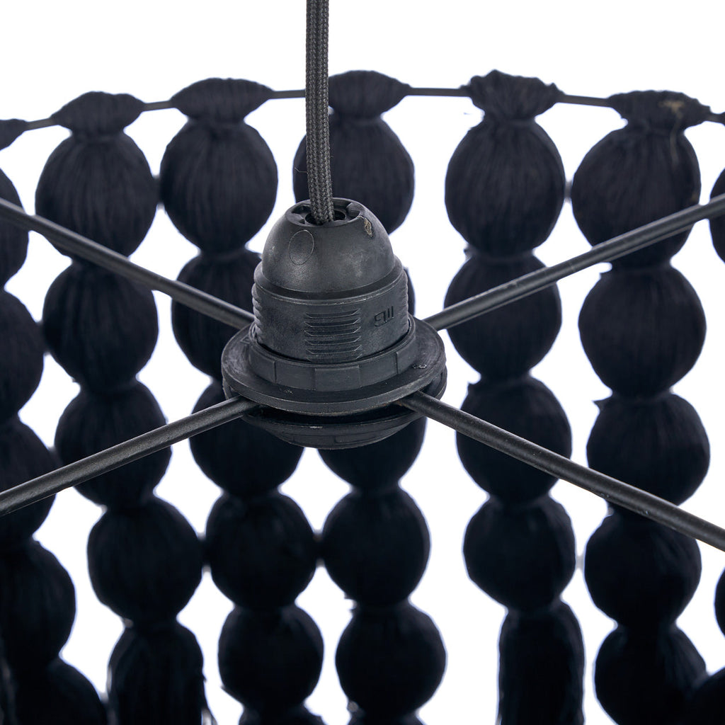 The Nomad Cotton Chandelier - Black - XL, 50 x 50, H 160 CM
