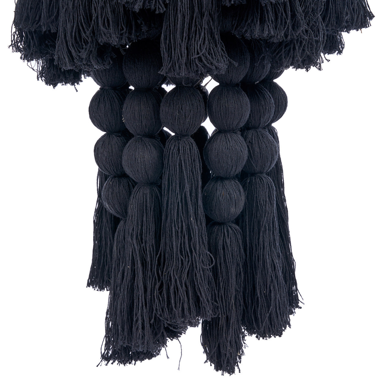 Nomad Cotton Chandelier - Black - XL, 50 x 50, H 160 CM