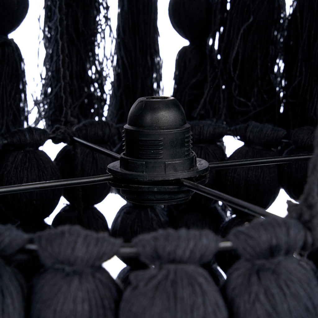 The Nomad Cotton Chandelier - Black - XL, 50 x 50, H 160 CM