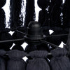 The Nomad Cotton Chandelier - Black - XL, 50 x 50, H 160 CM