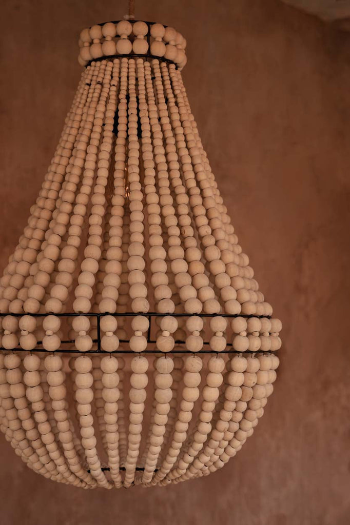 The Teardrop Chandelier - Natural - 40 x 40, H 73 CM
