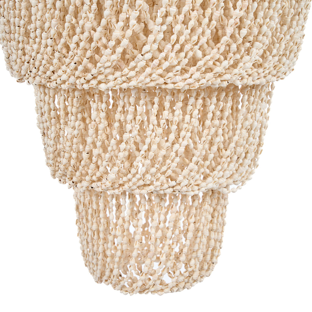 The Lagoon Shell Chandelier - Natural - L