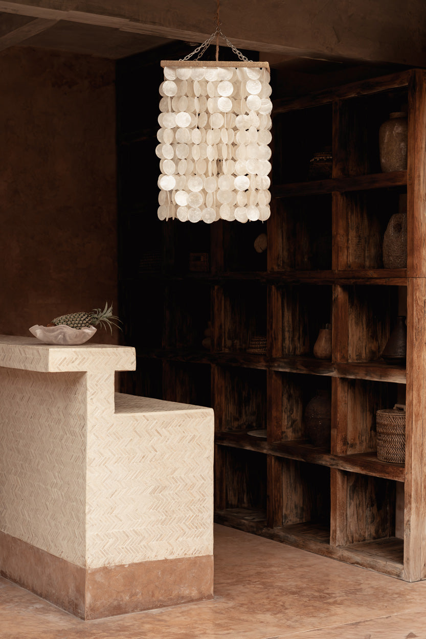 Lagoon Moonlit Whispers Chandelier - Natural, 40 x 40, H 85 CM