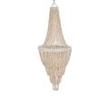 Lagoon Ocean Tower Shell Chandelier - Natural - 40 x 40, H 85 CM