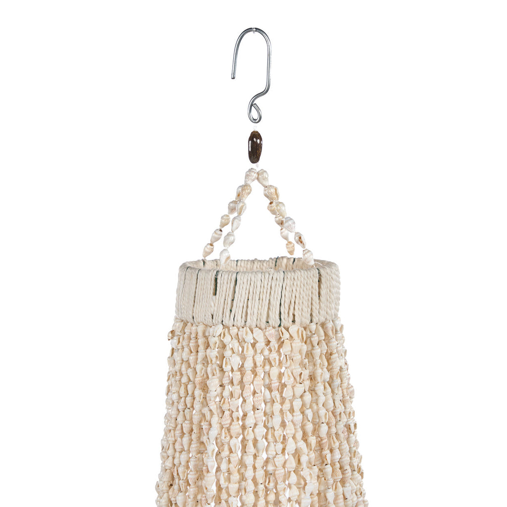 The Ocean Tower Shell Chandelier - Natural - 40 x 40, H 85 CM