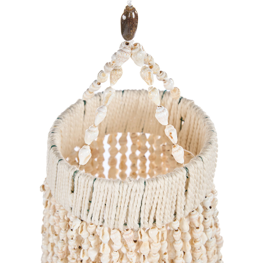The Ocean Tower Shell Chandelier - Natural - 40 x 40, H 85 CM