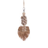 The Komodo Leaf Keychain - Natural
