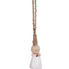 The Cone Shell Tassel - Natural White