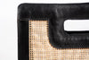 The Riviera Noir Clutch - Natural Black