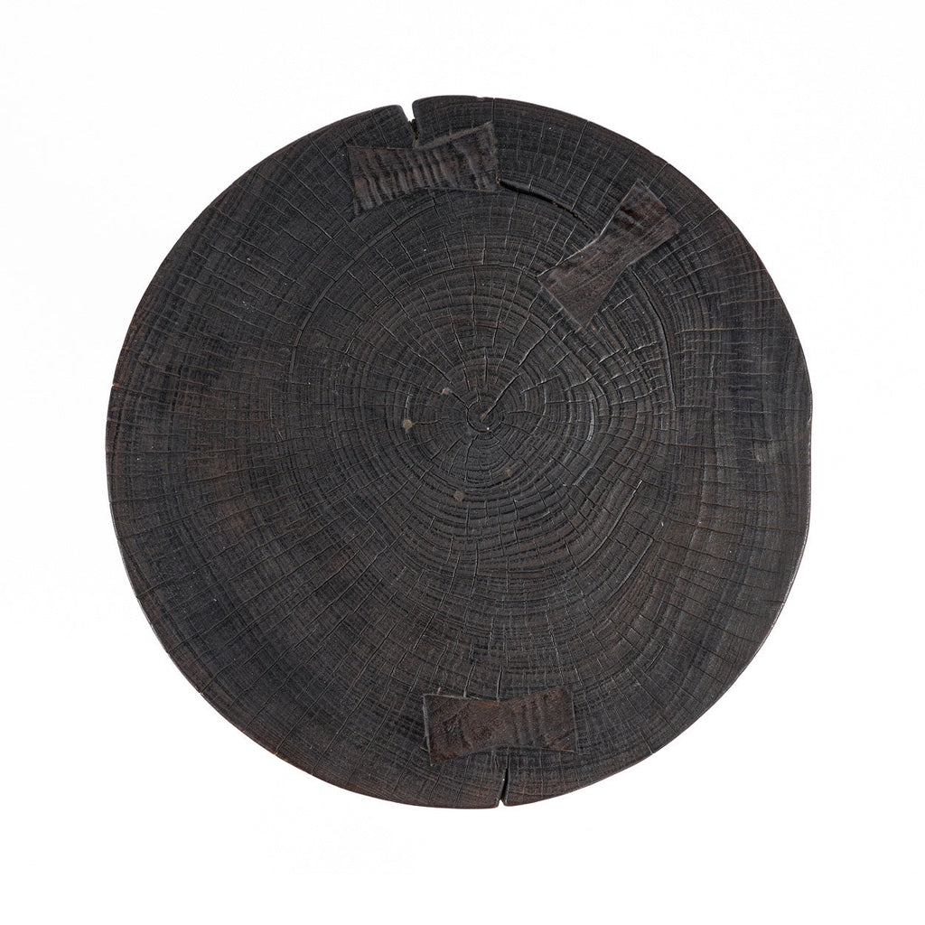 The Drumline Side Table - Dark Walnut