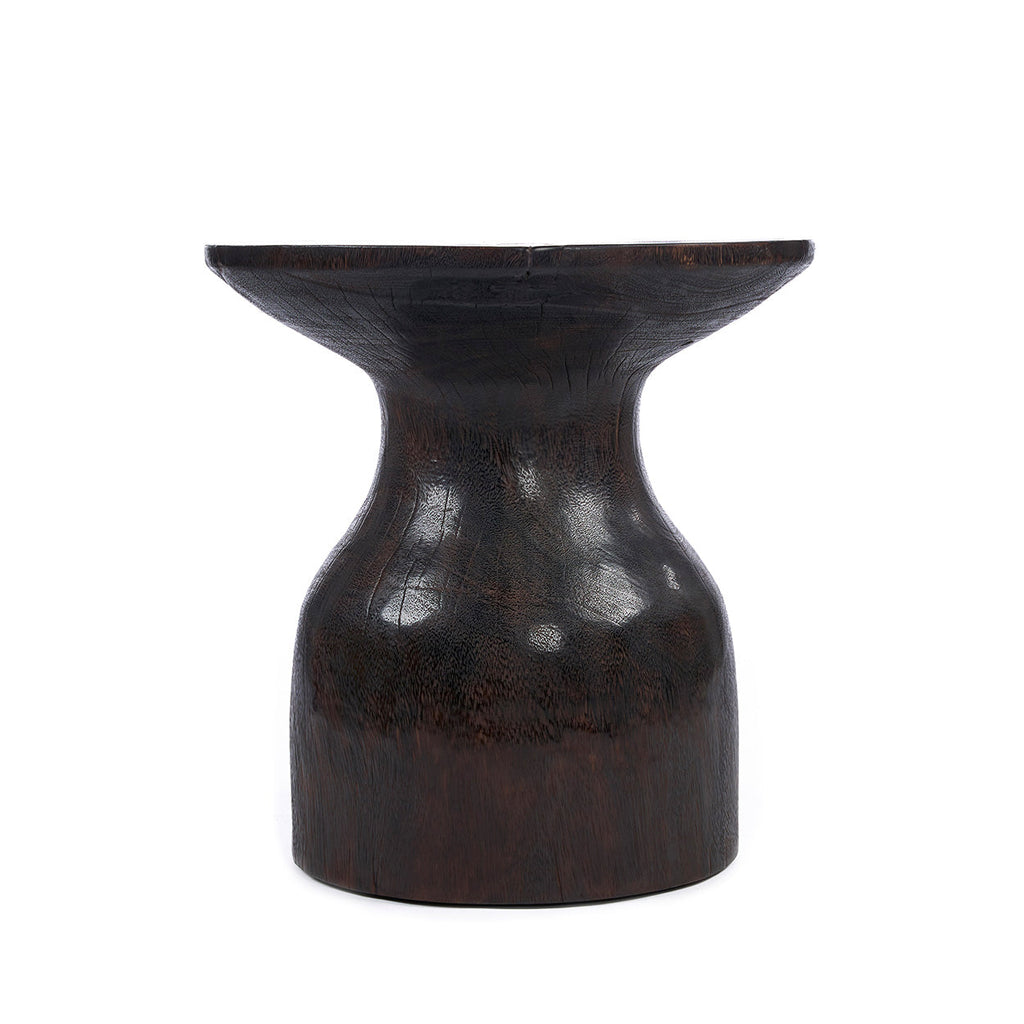 The Hourglass Side Table - Dark Walnut