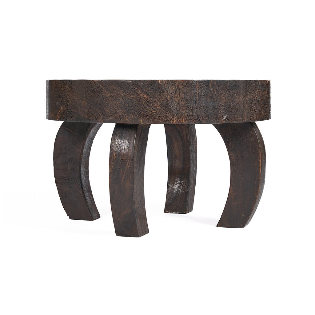 The Octo Chic Coffee Table - Dark Walnut, D 70 CM