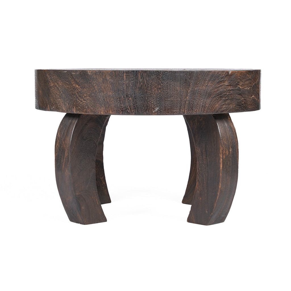 The Octo Chic Coffee Table - Dark Walnut, D 70 CM