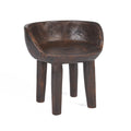 The Sit Happens Low Chair - Dark Walnut