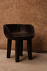The Sit Happens Low Chair - Dark Walnut