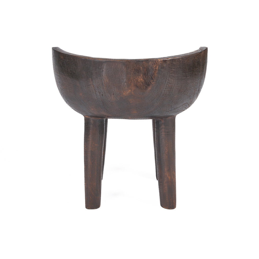 The Sit Happens Low Chair - Dark Walnut