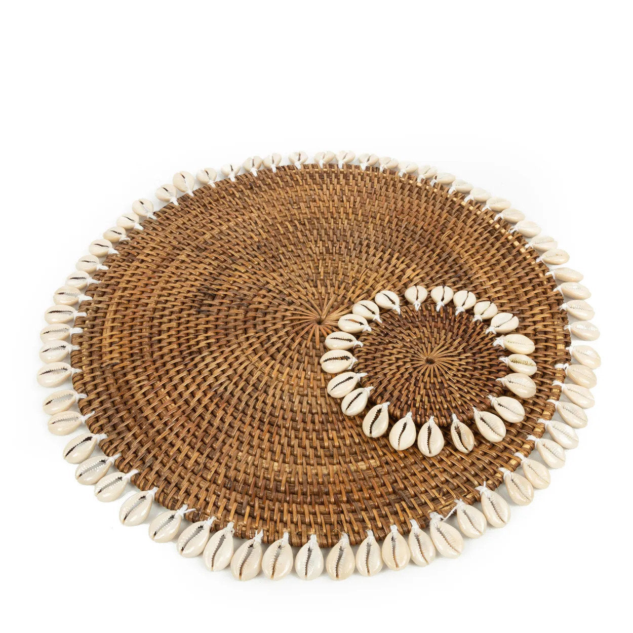 Colonial Coaster Shell - Natural Brown