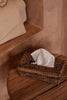 Colonial Tissue Box, Rattan Classic - Natural Brown