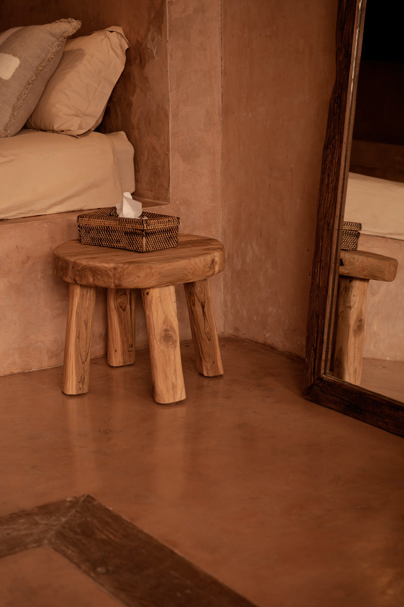 Colonial Tissue Box, Rattan Classic - Natural Brown